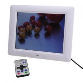 8inch TFT Multi Função plástica Digital Photo Frame com supo