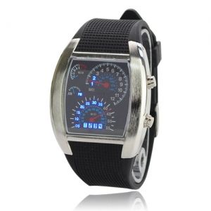 Dom Unisex binário Blue LED Dot Matrix display multi-funcion