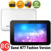 Sanei N77 8GB Fashion Versão Allwinner A13 512MB DDR3