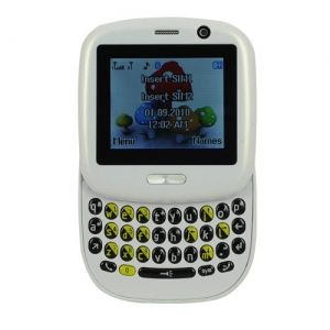 H01 FM Mini Telefone Branco