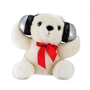 Adorável Dancing Bear Speaker - Branco