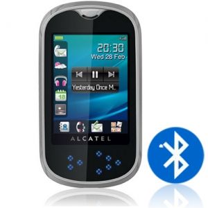 Alcatel OT-708 Dual Band Único SIM de 2,4 "Touch Screen Câme